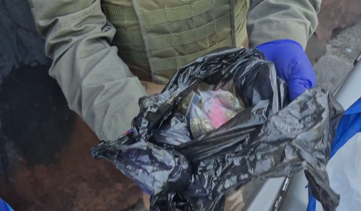 Operativo policial en Barrio Franklin/Captura Carabineros