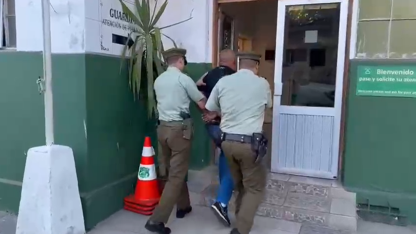 Capturan a reo fugado desde junio de 2024 en Valparaíso: Cumplía una condena de 10 años/Captura Carabineros
