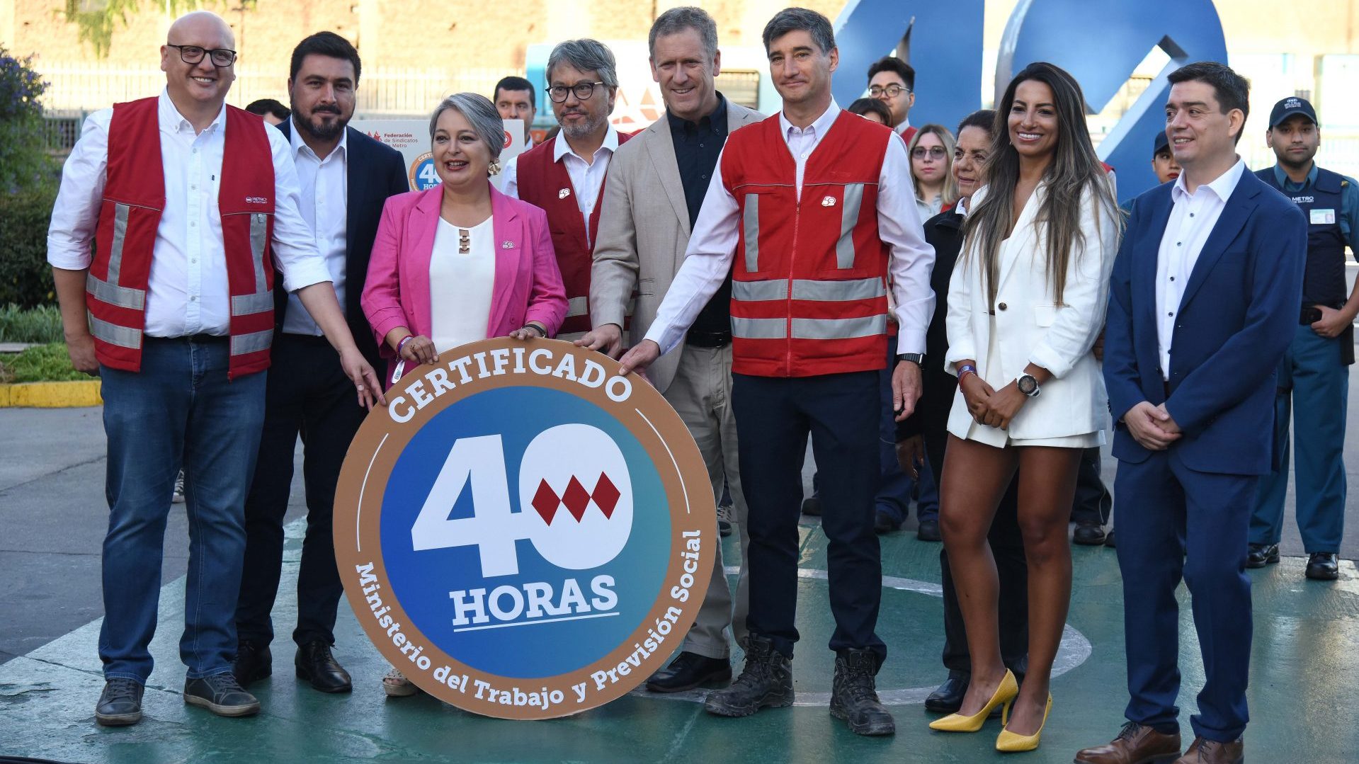 Metro adelanta implementación de la Ley de 40 horas/Metro de Santiago