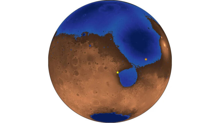 Marte tuvo un océano con playas y olas, según nuevos hallazgos del rover Zhurong