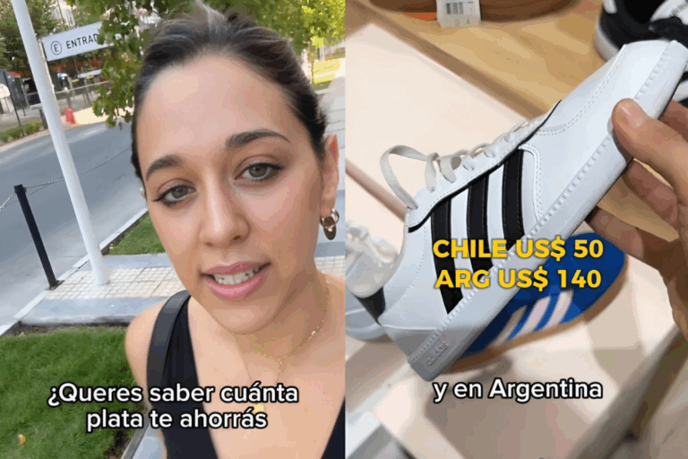 Argentina revela cuánto ahorró comprando en Chile en comparación a su país: Zapatillas están a un tercio del valor