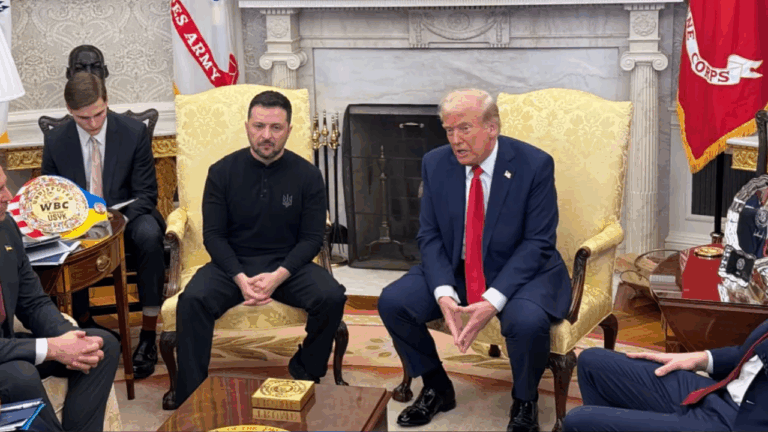 El intenso intercambio entre Trump y Zelensky deja en evidencia el giro de EE.UU. hacia Rusia