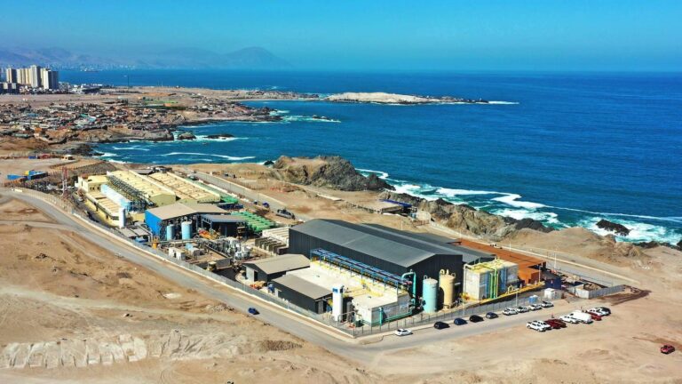 Antofagasta será la primera ciudad de Chile en abastecerse en 100% con agua de mar