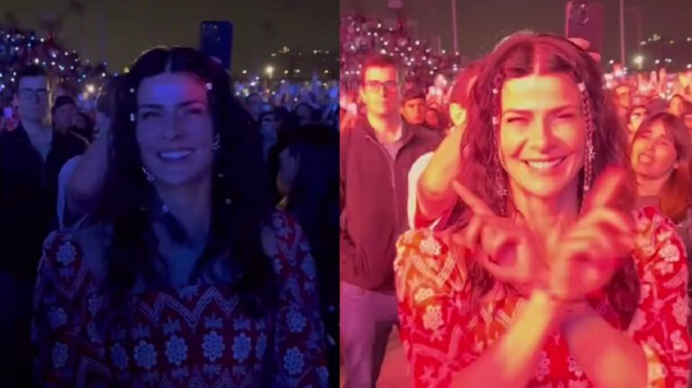 Tonka Tomicic disfrutó de la primera jornada del concierto de Shakira: Cantó desde los clásicos hasta el tema con Bizarrap