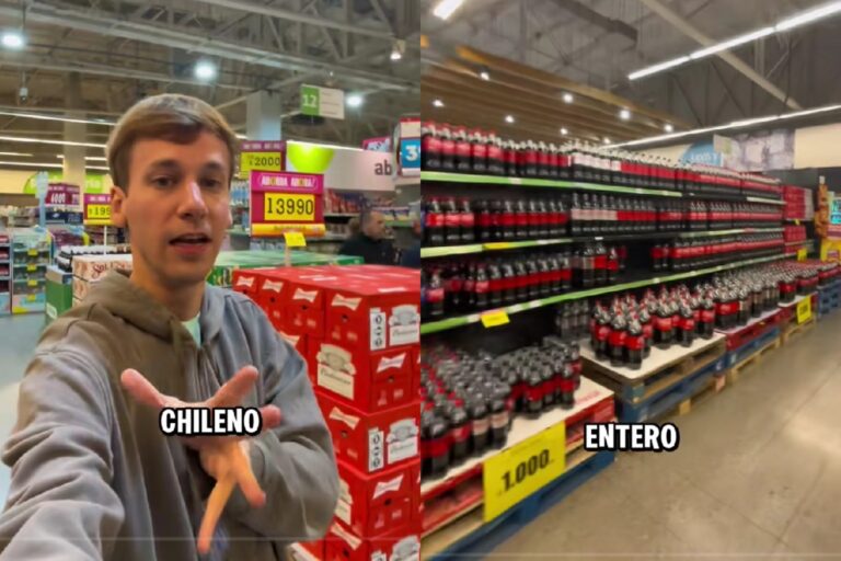 Español en Chile se soprende en un supermercado por los productos: 