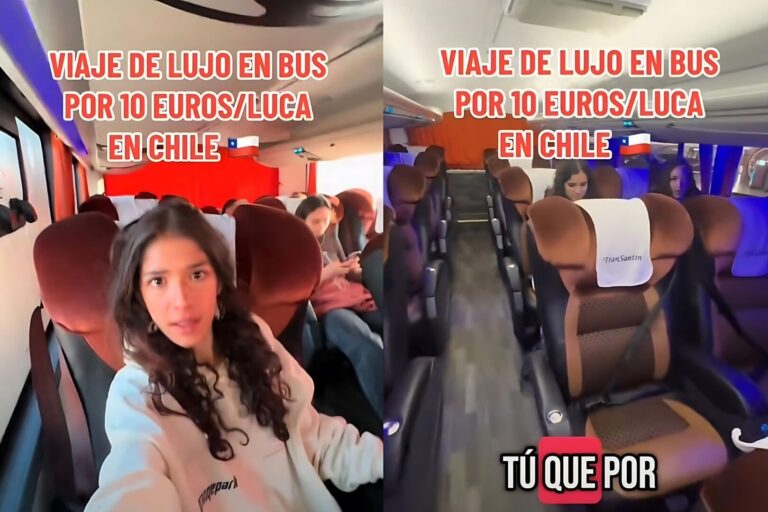 Española sorprendida con los buses interurbanos en Chile y el bajo precio de los pasajes: 