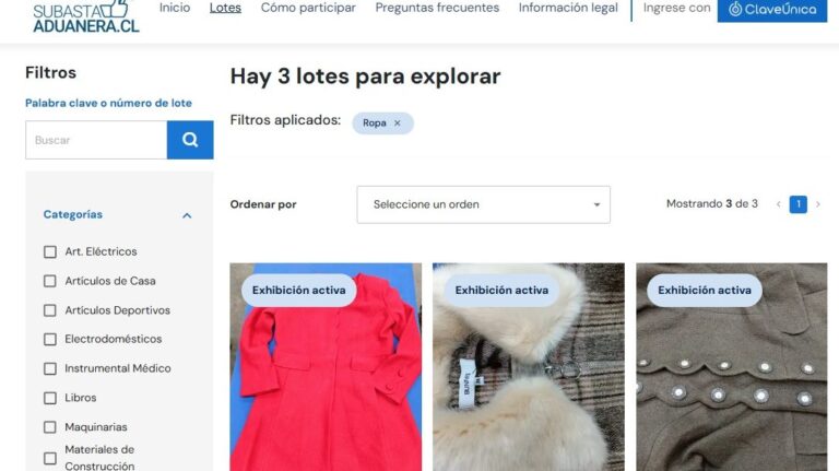 Desde cafeteras automáticas hasta ropa de invierno: Cómo participar en la subasta de Aduanas