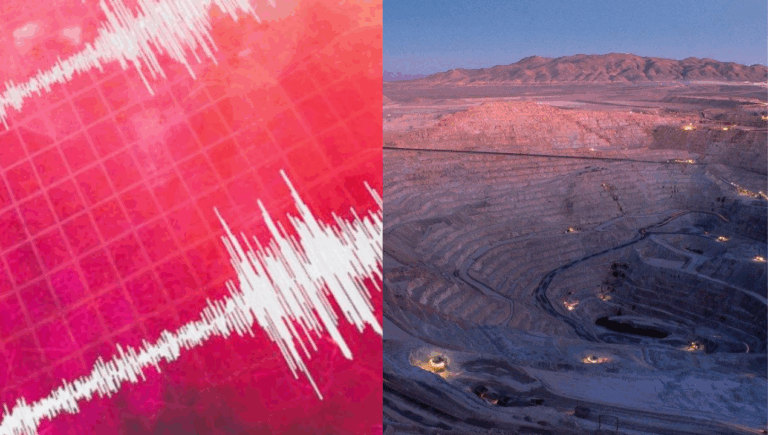 Temblor matutino es percibido en Mina La Escondida: Se registró a 50 km de profundidad