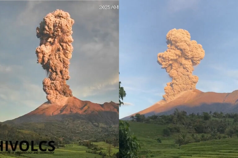 Los impactantes videos de la erupción del volcán Kanlaon en Filipinas: Columna de cenizas alcanzó los 4 kilómetros