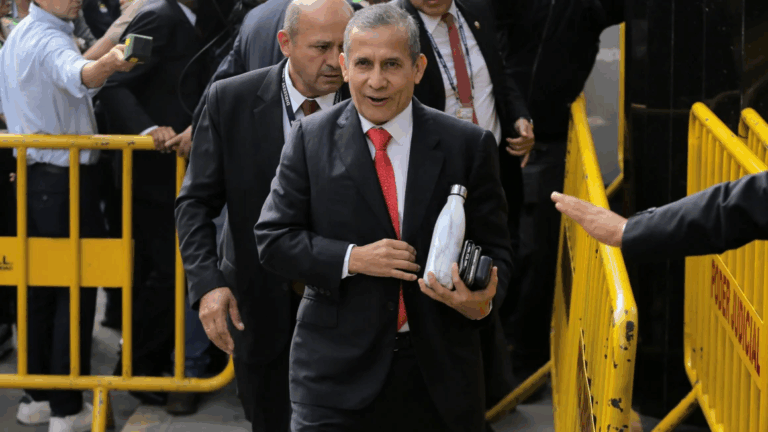 Expresidente de Perú, Ollanta Humala, es condenado a 15 años de cárcel por lavado de activos
