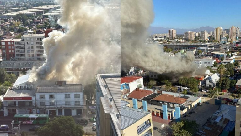Con riesgo de propagación: Alertan incendio en ferretería en San Miguel
