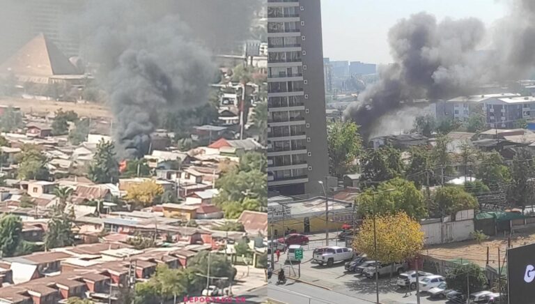 Emergencia en Macul: Gran incendio afecta múltiples viviendas y genera alerta por riesgo de propagación