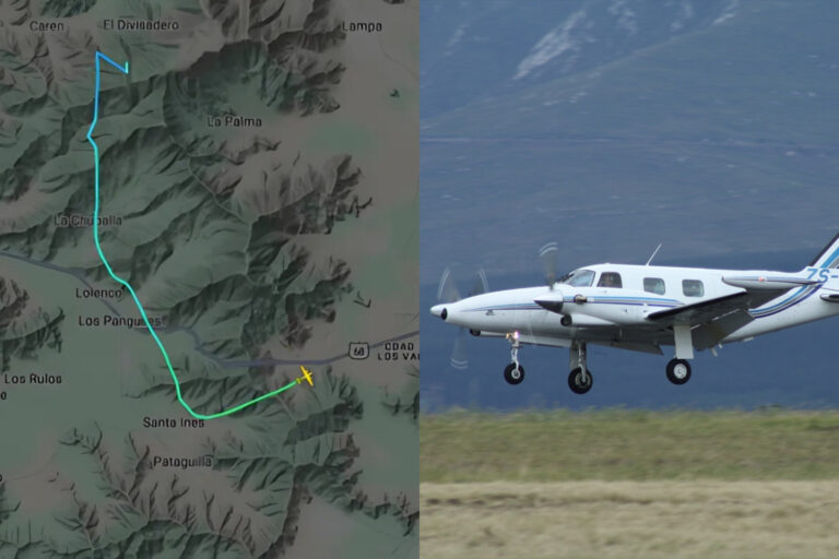 Revelan audio del momento exacto en que se reportó pérdida de avioneta en Curacaví: 