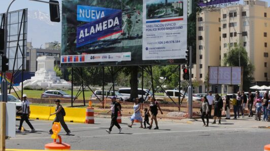Autoridades anuncian marcha blanca del proyecto Nudo Baquedano: Habilitarán pistas para el transporte público