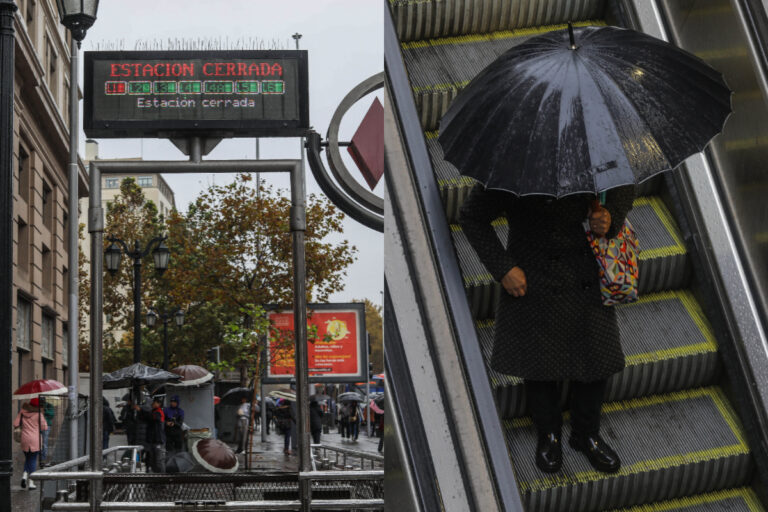 Metro explica que falla en servicio fue por un paraguas que cayó en las vías: “Pedimos a las personas cuidar sus pertenencias”