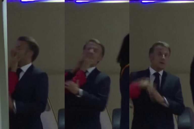 ¿Momento de complicidad o bofetada en la cara? El polémico gesto de Brigitte Macron hacia su esposo que quedó captado en video