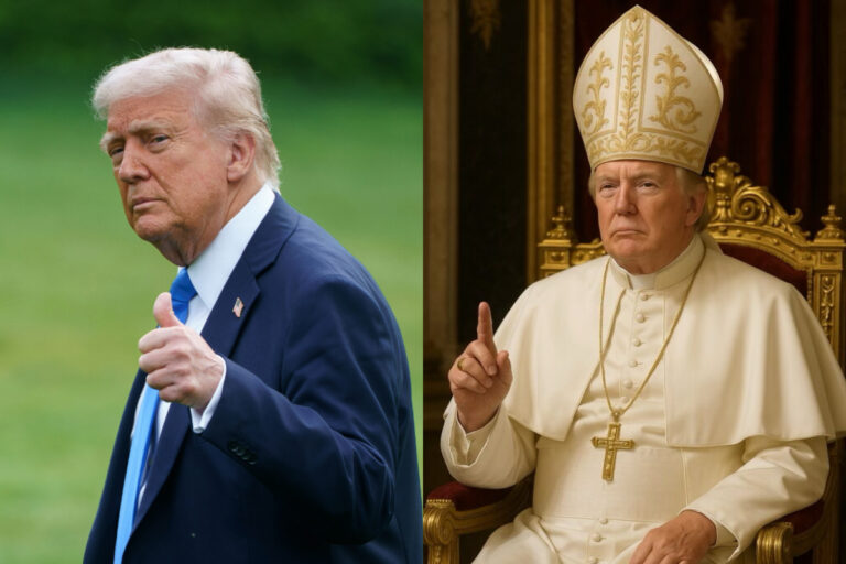 Conferencia católica en Estados Unidos acusa a Trump de burlarse de la fe por foto de sí mismo como papa hecha con IA
