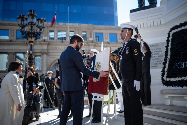 Presidente Boric en el Día de las Glorias Navales: “La patria es más grande que las contingencias”