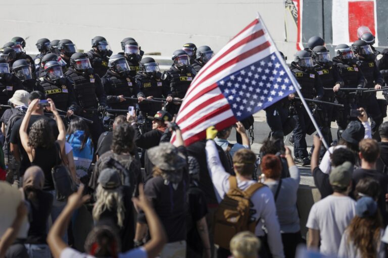 Donald Trump dice que las protestas en Los Ángeles 