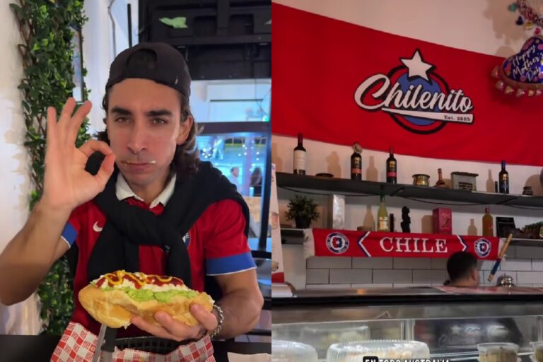 ¿Un completo italiano en Australia?: Tiktoker muestra el menú de un restaurante chileno en Sydney