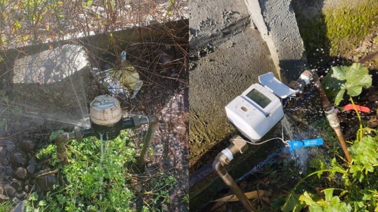 Bajas temperaturas provocan congelamiento de medidores de agua en Biobío y Ñuble