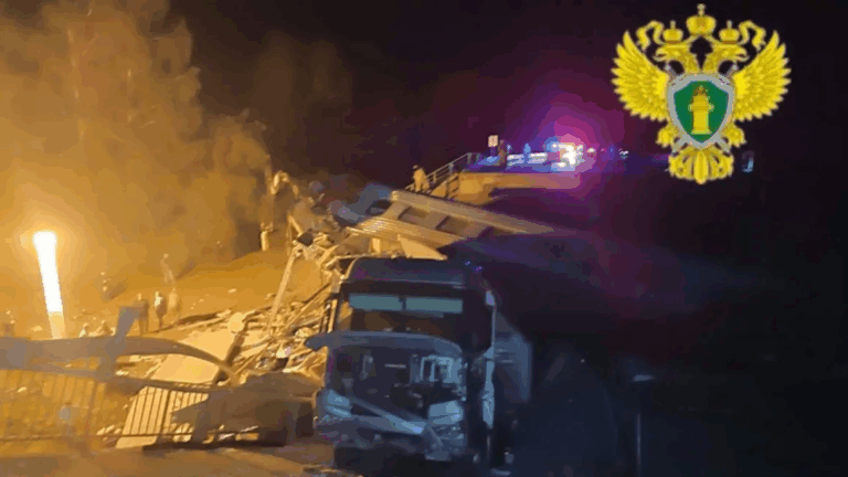 Dos puentes colapsan en Rusia en regiones fronterizas con Ucrania: Se reportan al menos 7 muertos