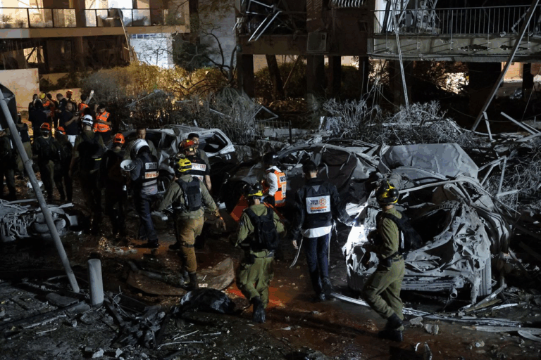 Nueva ola de ataques iraníes en Israel deja 7 heridos en Tel Aviv y lesiona a personal de emergencia