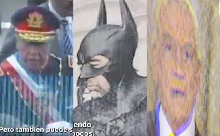 Augusto Pinochet, Sebastián Piñera y Jorge Correa Sutil: La arremetida a figuras políticas en la franja de Winter