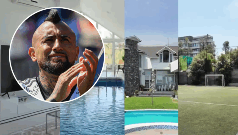 Casa donde vivió Arturo Vidal en Peñalolén está a la venta por más de $2 mil millones: Incluye disco privada y una cancha