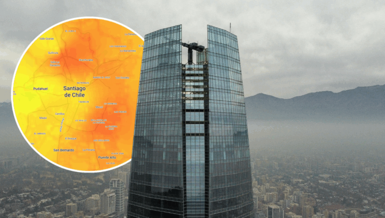 Mapa de contaminación en Santiago: Estas son las comunas con peor calidad de aire este jueves 24 de julio