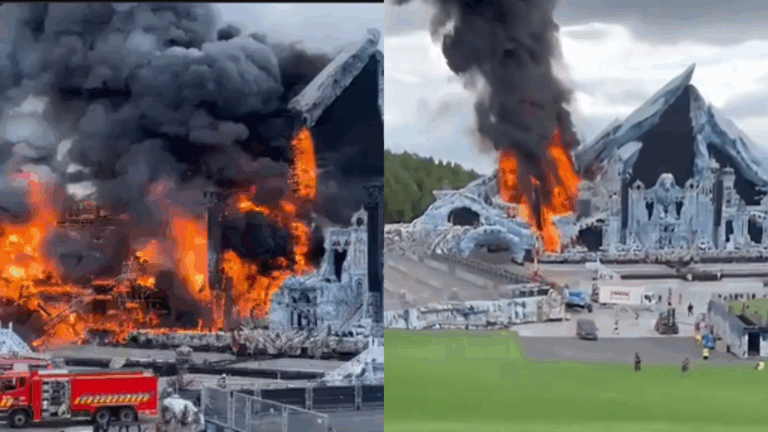 Incendio afecta escenario principal de Tomorrowland en Bélgica: Conciertos estaban programados para este viernes