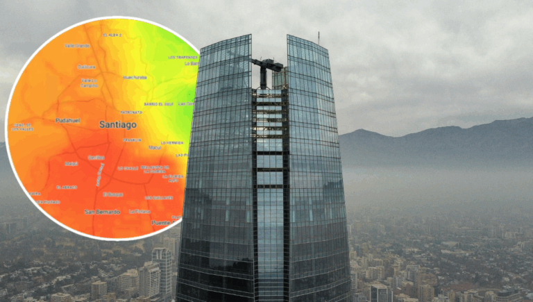 Mapa de contaminación en Santiago: Estas son las comunas con peor calidad de aire este lunes 28 de julio