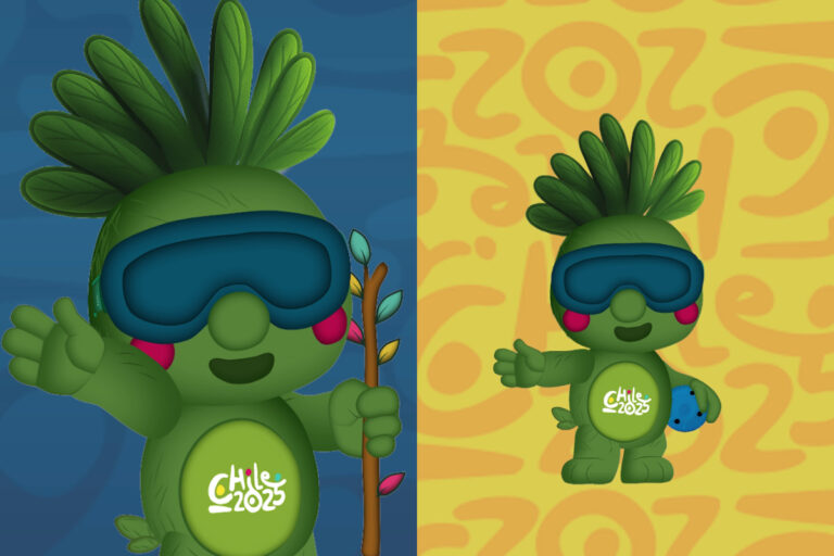 Parapanamericanos Juveniles en Chile: Conoce a Aruco, la primera mascota con discapacidad visual de un evento deportivo internacional