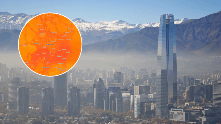 Mapa de contaminación en Santiago: Estas son las comunas con peor calidad de aire este jueves 10 de julio