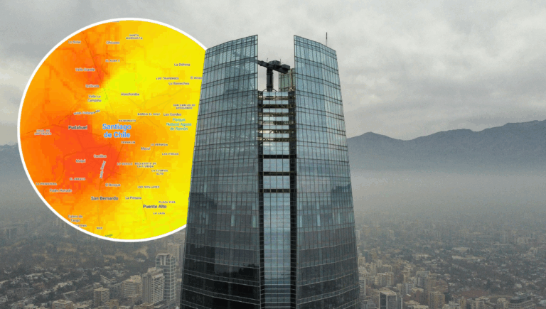 Mapa de contaminación en Santiago: Estas son las comunas con peor calidad de aire este martes 22 de julio de 2025