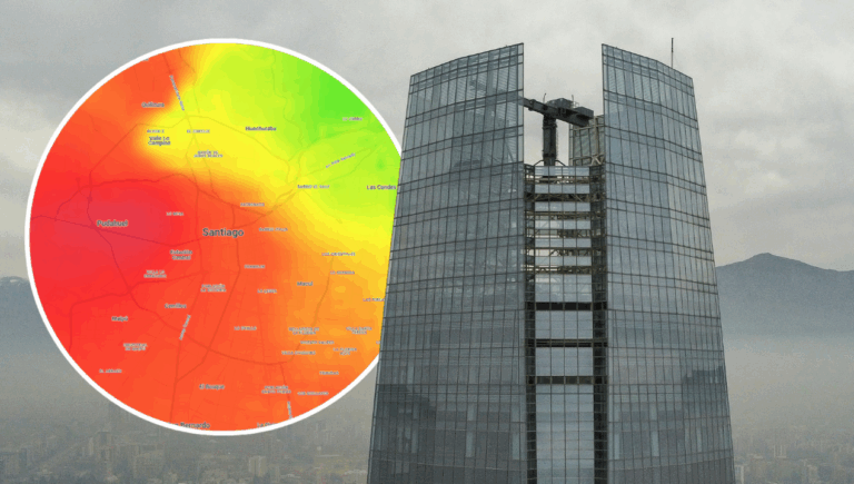 Mapa de contaminación en Santiago: Estas son las comunas con peor calidad de aire este jueves 17 de julio