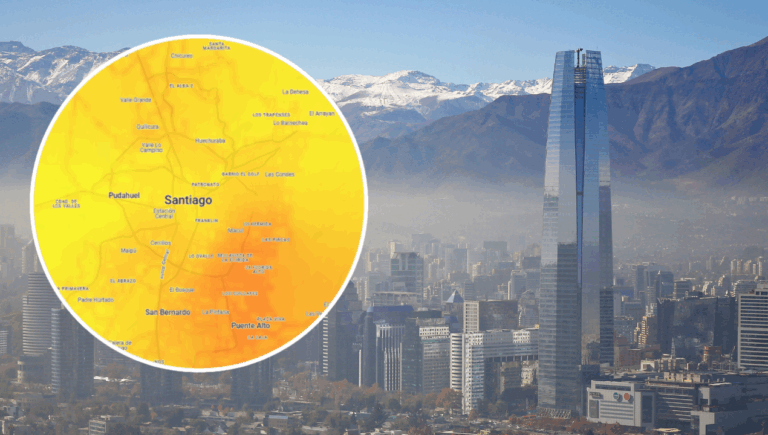 Mapa de contaminación en Santiago: Estas son las comunas con peor calidad de aire este miércoles 9 de julio