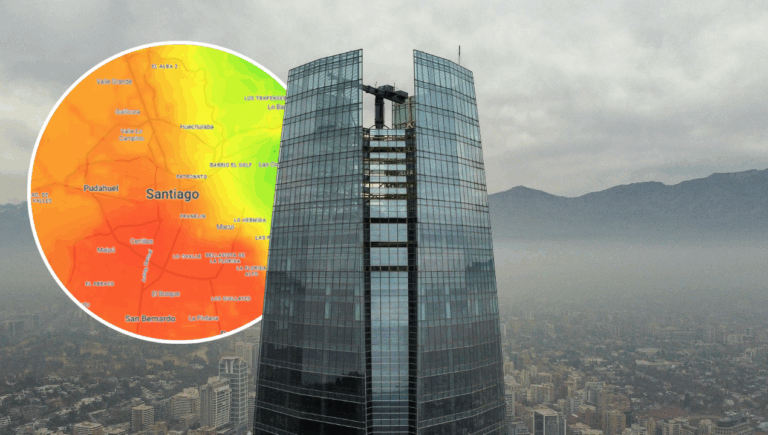 Mapa de contaminación en Santiago: Estas son las comunas con peor calidad de aire este martes 29 de julio