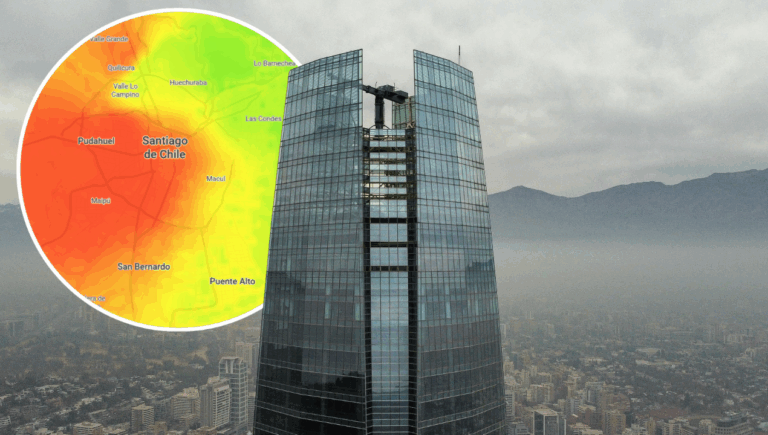 Mapa de contaminación en Santiago: Estas son las comunas con peor calidad de aire este viernes 25 de julio