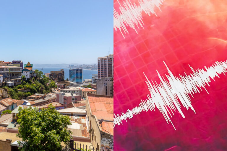 Temblor sacude a la costa de Valparaíso durante la madrugada de este viernes