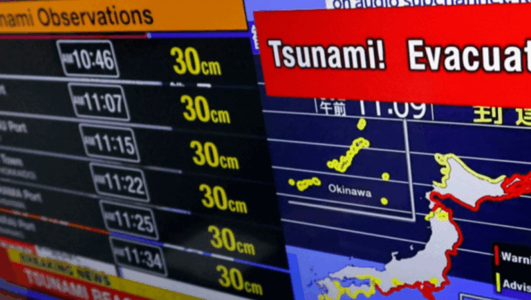 Evacúan a trabajadores de Fukushima tras terremoto ruso y alerta de tsunami en Japón