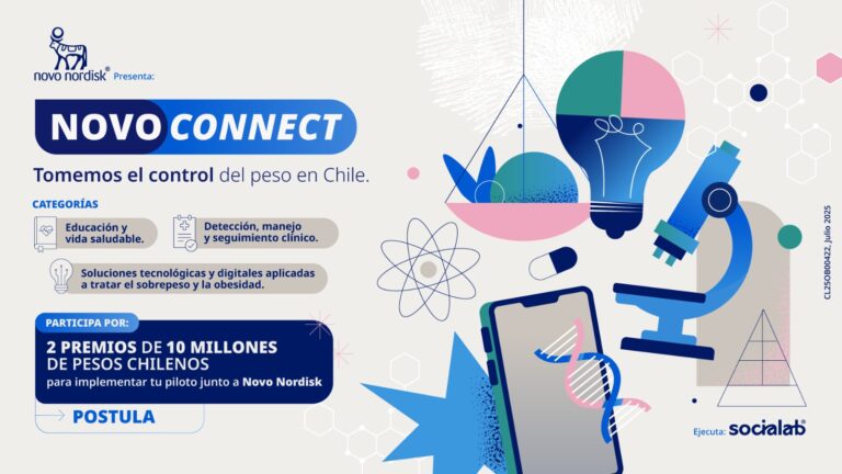 3,6 millones de chilenos viven con obesidad: NovoConnect 2025 busca emprendimientos para mejorar la salud en Chile
