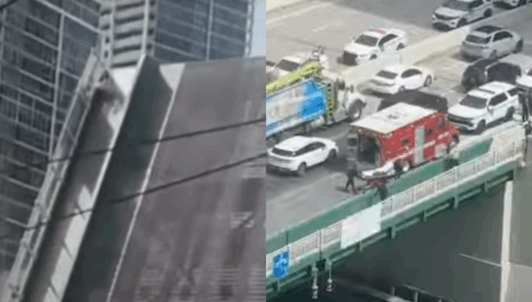 Mujer queda gravemente herida tras caer de puente que se elevó mientras lo cruzaba en Miami