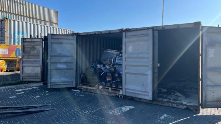 Biobío: Incautan en Puerto de San Vicente 1.200 baterías que podrían ser usadas como precursores de drogas