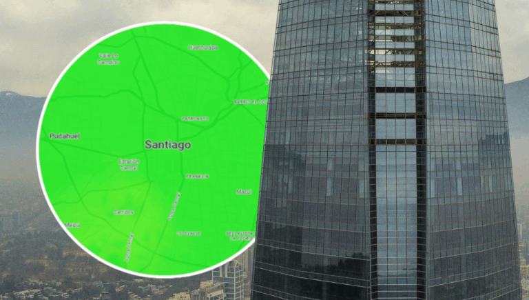 Mapa de contaminación en Santiago: Esta es la calidad del aire de este viernes 1 de agosto