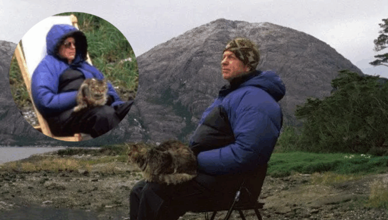 La increíble historia del hombre que vivió más de un año solo con su gato en la Patagonia chilena