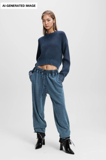 El fundador de Lalaland.ai, Michael Musandu, quien trabajó con Levi's para crear sus modelos de IA, dijo que comenzó a trabajar en el sector después de sentirse subrepresentado en la moda. Lalaland.ai