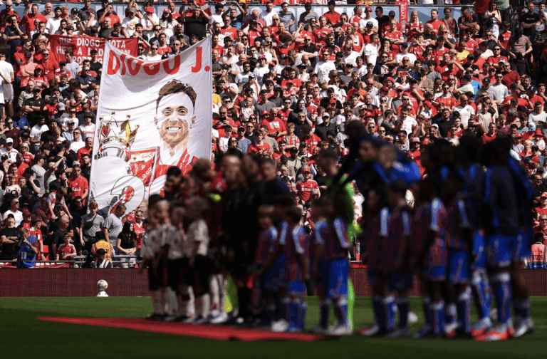 Diogo Jota, presente en la Community Shield: Liverpool le rindió un emotivo tributo