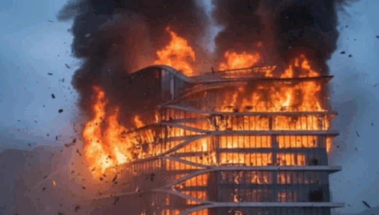 Imágenes revelan el enorme daño que recibió el hotel Hilton tras protestas en Nepal