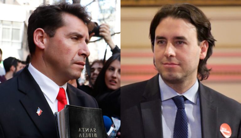 Por amenazas: Mirosevic denunciará al Pastor Soto, luego de que este pusieran su foto junto a un ataúd frente al Congreso